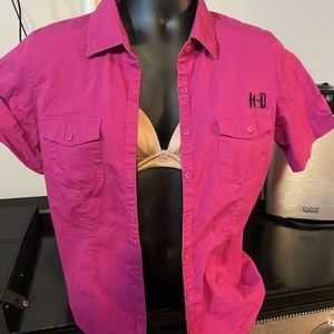 Harley-Davidson Women's sz M beautiful purple/pink